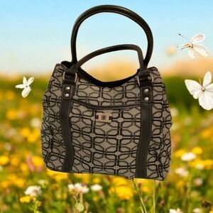 Satchel gray & black med size 11x11x5 lots of separate sections no marks